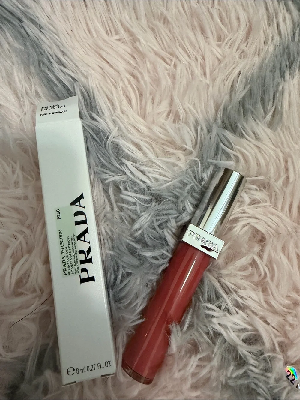Prada Lip Gloss in Warm Coral